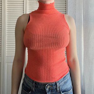 NWOT Urban Outfitters Ribbed Turtleneck Tank